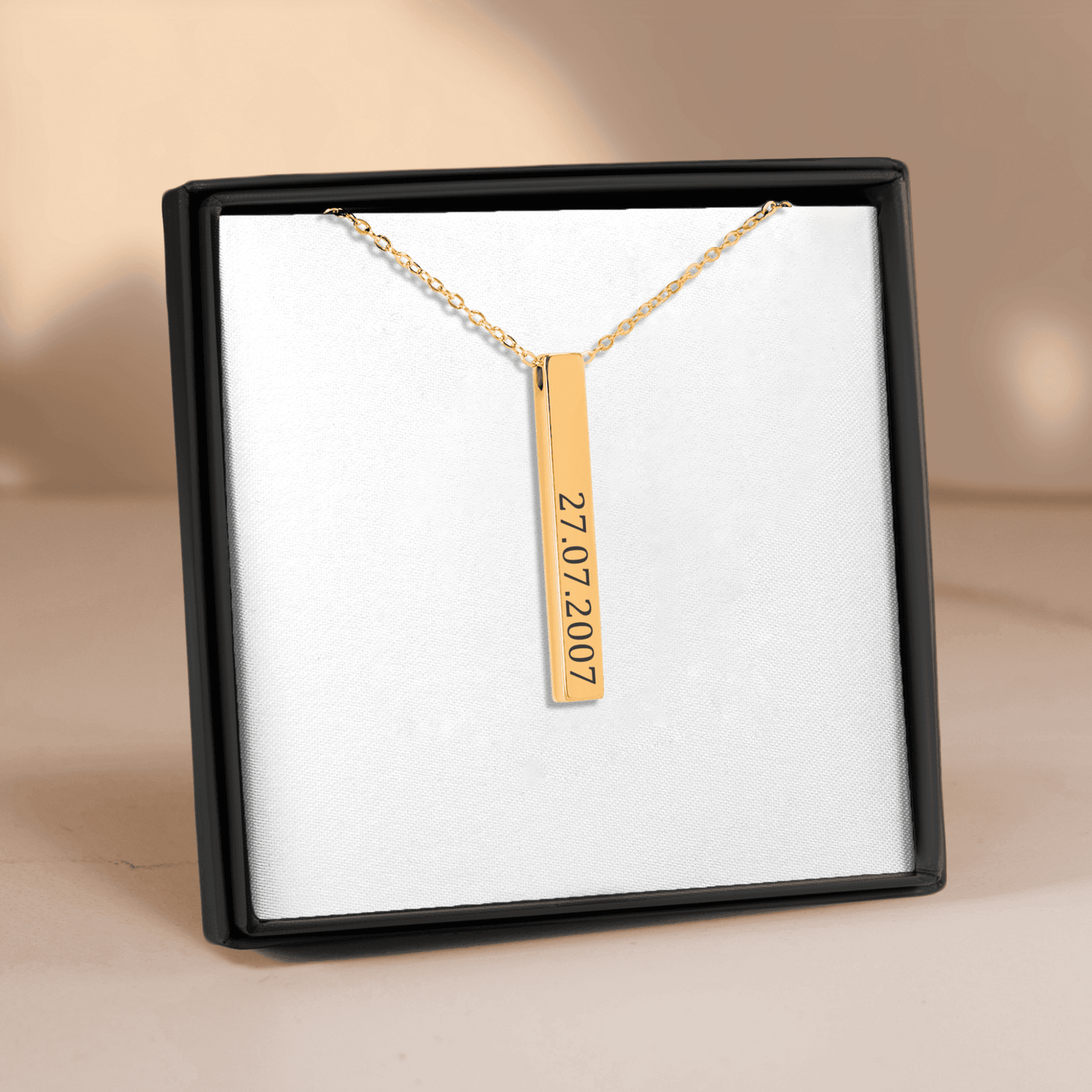 Necklace with personal date